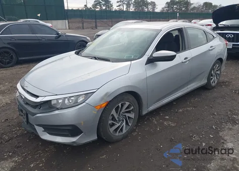 2018 Honda Civic Ex from USA, damaged, VIN 2HGFC2F72JH567438